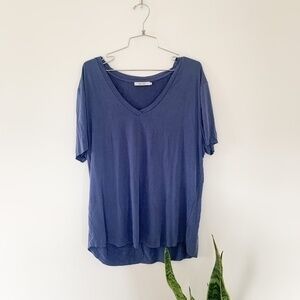 Sissy Boy Blue V Neck Culpro T-Shirt sz XL